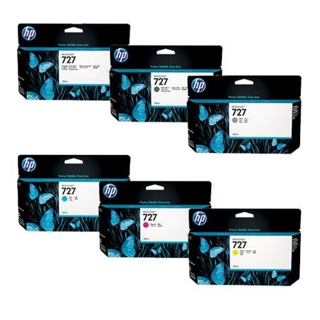 HP 727 ink cartridges in packaging